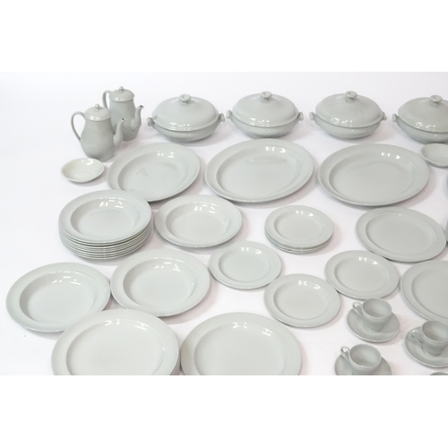 171 - A quantity of Wedgwood dinner and coffee wares in the Windsor Grey pattern to include tureens, servi... 