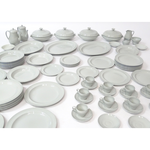 171 - A quantity of Wedgwood dinner and coffee wares in the Windsor Grey pattern to include tureens, servi... 