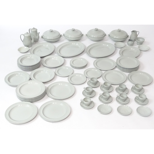 171 - A quantity of Wedgwood dinner and coffee wares in the Windsor Grey pattern to include tureens, servi... 