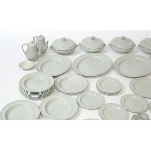 171 - A quantity of Wedgwood dinner and coffee wares in the Windsor Grey pattern to include tureens, servi... 