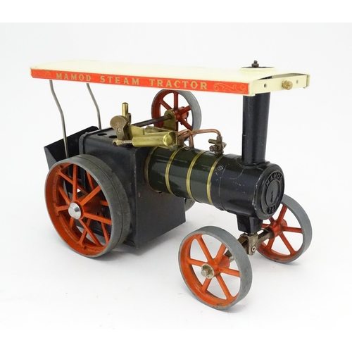 951 - Toy: A Mamod model Steam Tractor traction engine TE1. Approx. 10