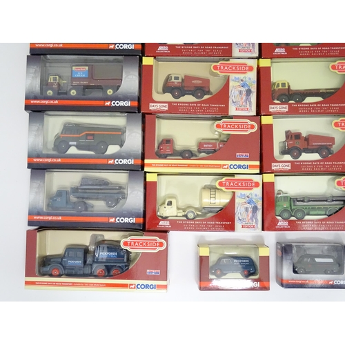 958 - Toys: A quantity of die cast scale model Trackside vehicles by Corgi, Lledo and Days Gone, to includ... 