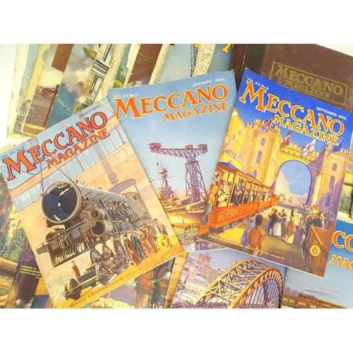 963 - Toys: A quantity of 1930s and 1940s Meccano magazines