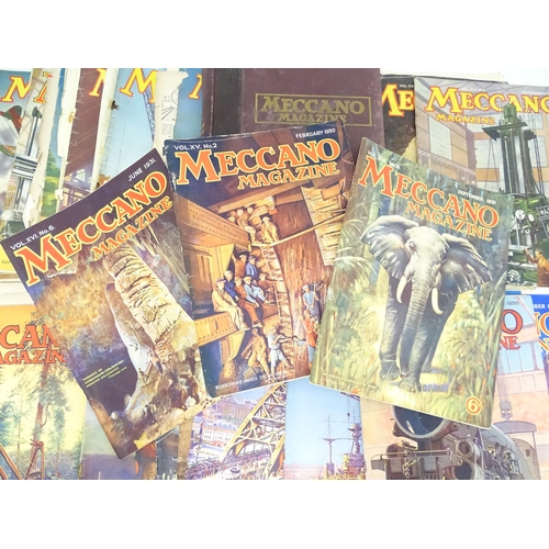 963 - Toys: A quantity of 1930s and 1940s Meccano magazines