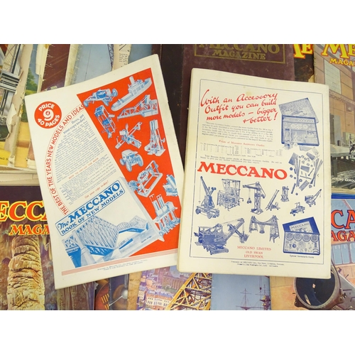 963 - Toys: A quantity of 1930s and 1940s Meccano magazines