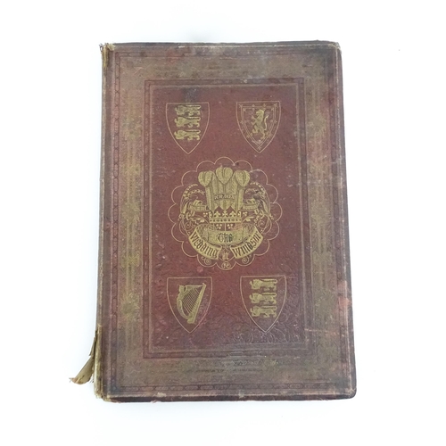 1957 - Book: The Wedding at Windsor by W. H. Russell. A folio with chromolithograph plates of the wedding b... 