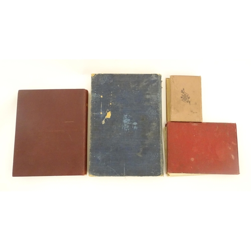 1959 - Books: Four assorted books comprising English Homes of the Early Renaissance Elizabethan and Jacobea... 