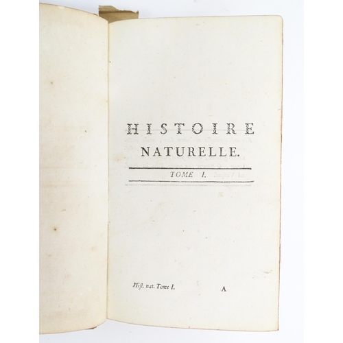 1970 - Book: Histoire Naturelle, Generale et Particuliere, volume 1, by M. le Comte de Buffon. Published by... 