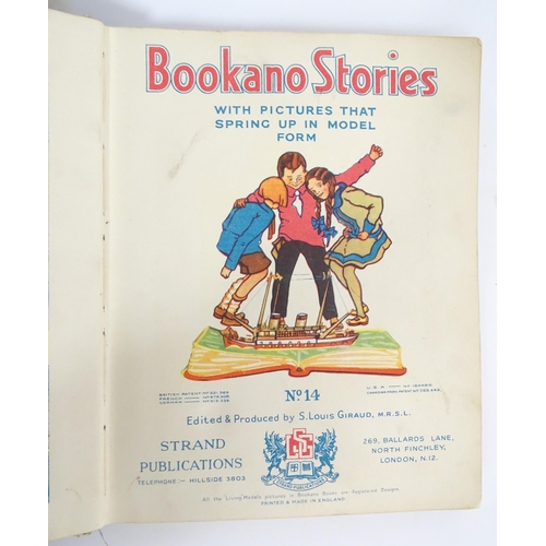 1972 - Books: Four assorted children's books comprising Bookano Stories with pop-up pictures, edited and pr... 