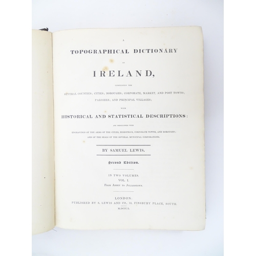 1974 - Books: A Topographical Dictionary of Ireland, comprising the several counties, cities, boroughs, cor... 