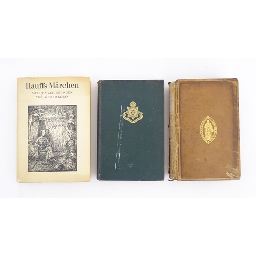 1981 - Books: Three assorted books comprising Outlines of Astronomy by Sir John F. W. Herschel, 1851; Histo... 