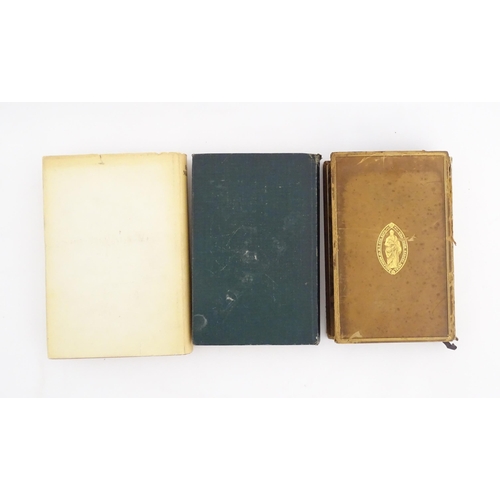 1981 - Books: Three assorted books comprising Outlines of Astronomy by Sir John F. W. Herschel, 1851; Histo... 