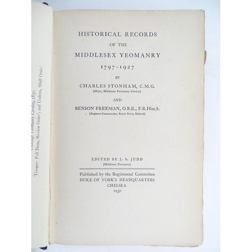 1981 - Books: Three assorted books comprising Outlines of Astronomy by Sir John F. W. Herschel, 1851; Histo... 