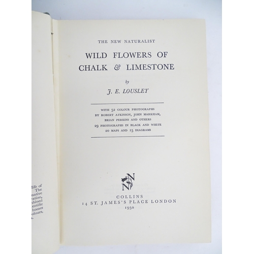 1994 - Books: Six books from the The New Naturalist series to include The Sea Shore by C. M. Yonge, 1949; W... 