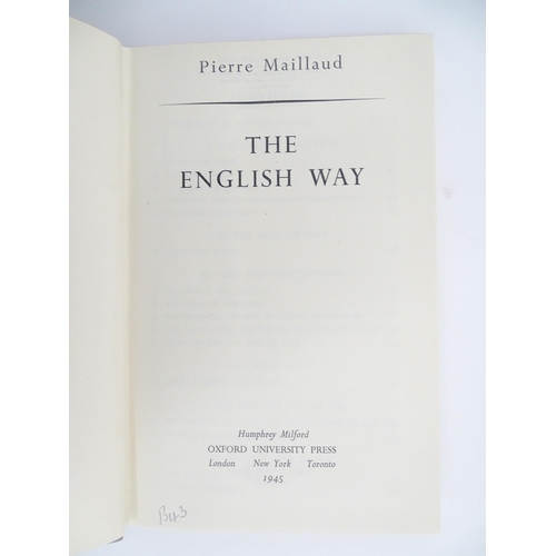 2004 - Books: Nine assorted books on the subject of England to include The Character of England edited by E... 