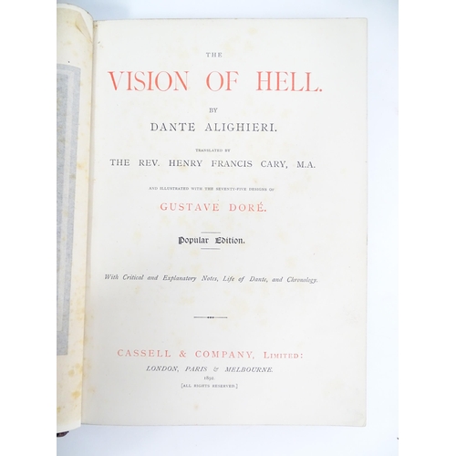 2006 - Books: Four books with Framlingham College covers comprising The Vision of Hell by Dante Alighieri t... 