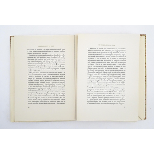 2010 - Book: Les Egarements de Julie, by Jacques-Antoine-Rene Perrin. A facsimile reprint of the 1776 editi... 