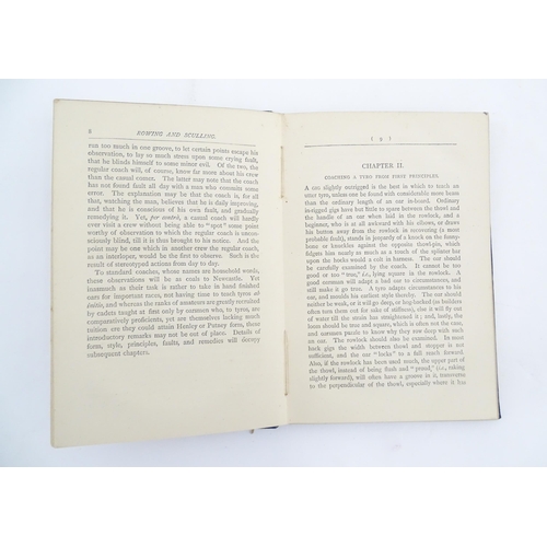 2014 - WITHDRAWN FROM AUCTION - Apologies for any inconvenience. Books: Rowing and Sculling, by Walter Brad... 