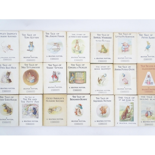 2015 - Books: A quantity of Beatrix Potter books Published by F. Warne & Co. to include The Tale of Ginger ... 