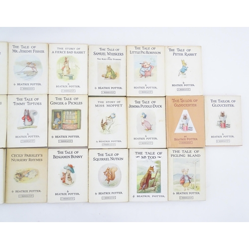 2015 - Books: A quantity of Beatrix Potter books Published by F. Warne & Co. to include The Tale of Ginger ... 