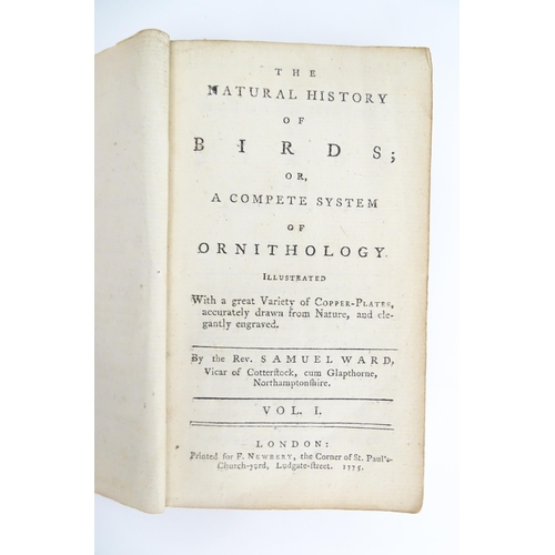 2033 - Book: The Natural History of Birds, or a complete system of Ornithology, volume 1, by the Rev. Samue... 