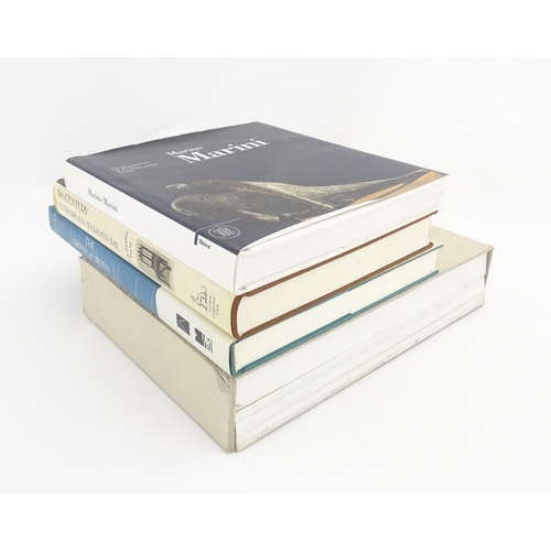 2035 - Books: A quantity of assorted reference books comprising Marino Marini edited by Pierre Case, 1999; ... 