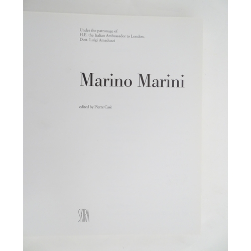 2035 - Books: A quantity of assorted reference books comprising Marino Marini edited by Pierre Case, 1999; ... 