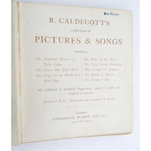 2039 - Books: R. Caldecotte's Collection of Pictures & Songs. Published by Frederick Warne & Co. Together w... 