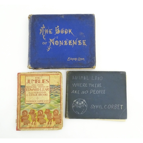 2040 - Books: The Book of Nonsense by Edward Lear, 25th edition. Together with The Jumbles, and Other Nonse... 