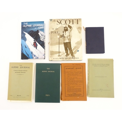 2043 - Books: Various editions of The Alpine Journal - A Record of Mountain Adventure and Scientific Observ... 