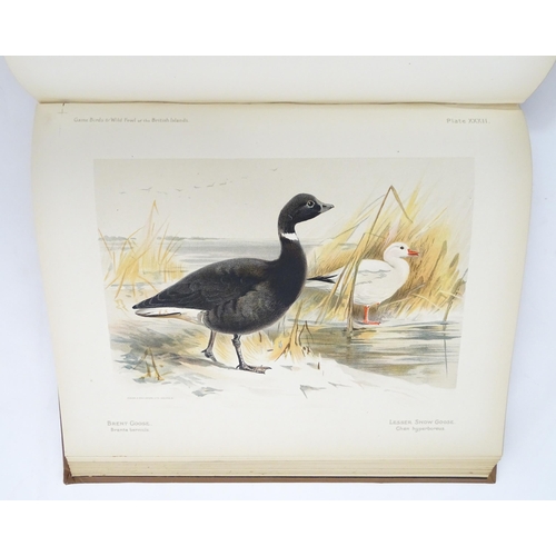 2045 - Book: Game Birds and Wild Fowl, by Charles Dixon, with coloured plated by Charles Whymper. Published... 