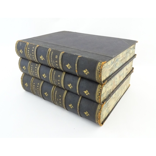 2058 - Books: The History of England from the earliest period to the present time, volumes 1 - 3, by David ... 