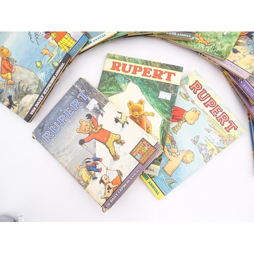 2065 - Books: A quantity of Rupert annuals for the years 1958, 1967, 1968, 1969, 1970, 1971, 1972, 1973, 19... 