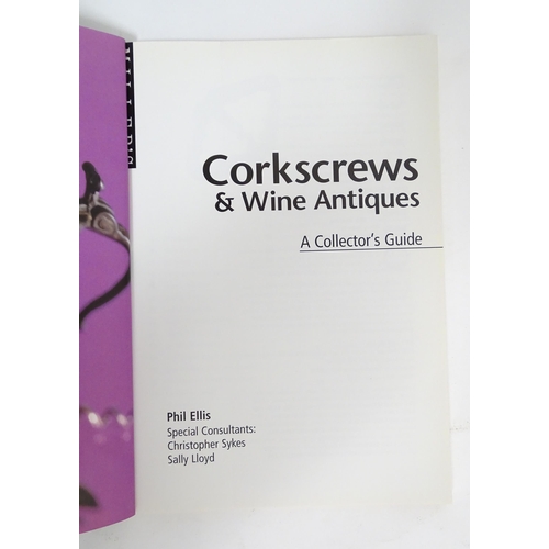 2083 - Books: A quantity of reference books comprising Corkscrews & Wine Antiques by Phil Ellis, 2001; Delf... 