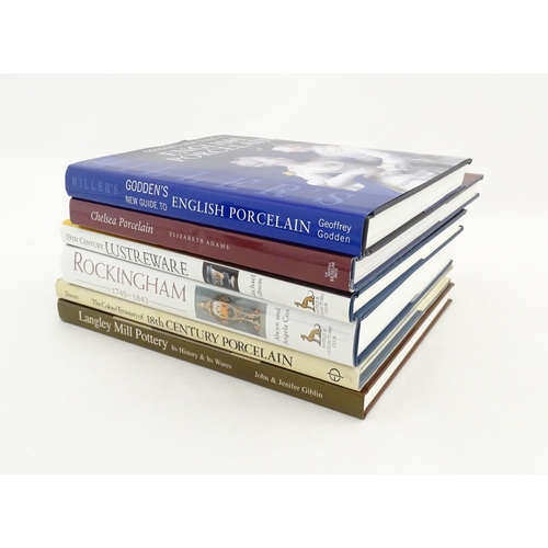 2084 - Books: A quantity of ceramics reference books comprising Godden's New Guide to English Porcelain by ... 