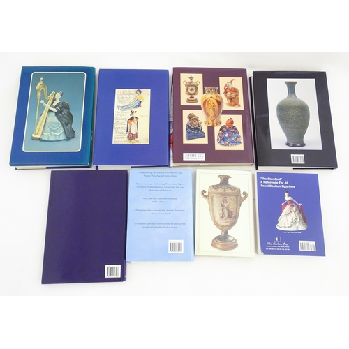 2085 - Books: A quantity of Royal Doulton ceramics reference books comprising Royal Doulton Figurines by Je... 