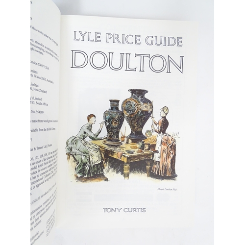 2085 - Books: A quantity of Royal Doulton ceramics reference books comprising Royal Doulton Figurines by Je... 