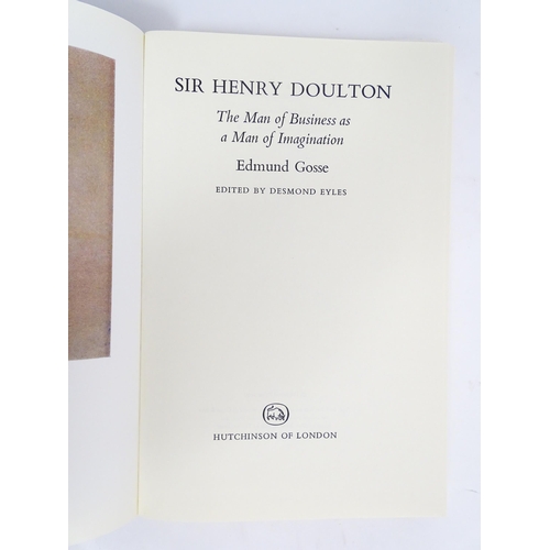 2085 - Books: A quantity of Royal Doulton ceramics reference books comprising Royal Doulton Figurines by Je... 