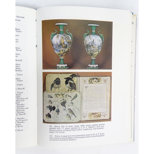 2086 - Books: A quantity of ceramics reference books comprising Royal Worcester Porcelain from 1862 to the ... 