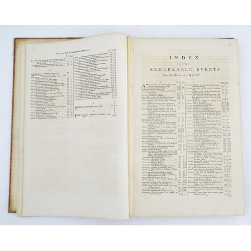 2088 - Book: The Chronology and History of the World from the Creation to the Year of Christ 1814, by the R... 