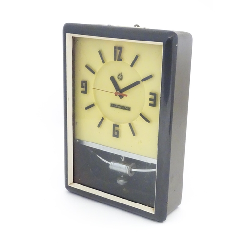 1454 - A retro vintage' Transistor ' wall clock.  Approx. 15