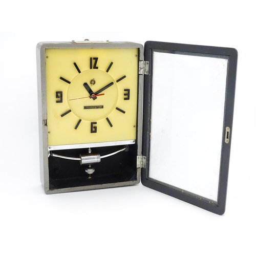 1454 - A retro vintage' Transistor ' wall clock.  Approx. 15