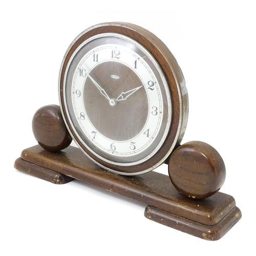 1459 - An Art Deco  Metamec Dereham mantle clock. Approx. 8