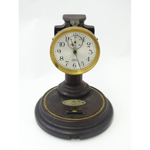 1464 - An American Poole electric mantel clock, the 3