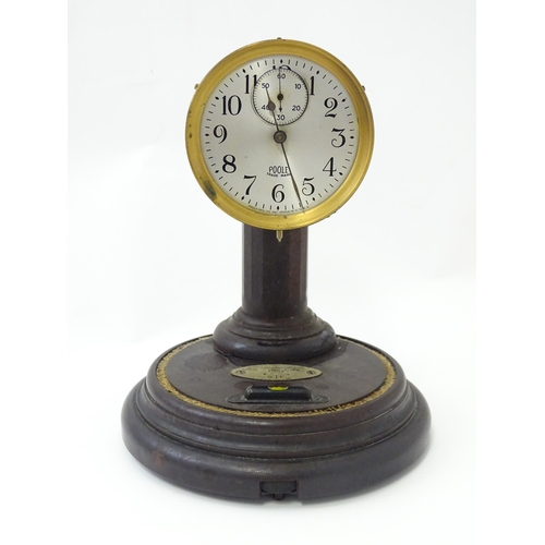 1464 - An American Poole electric mantel clock, the 3