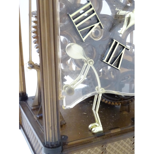 1470 - An Arrow Industries ' Electric Master Motion Clock' known as the  Animated Time Machine' of plastic ... 