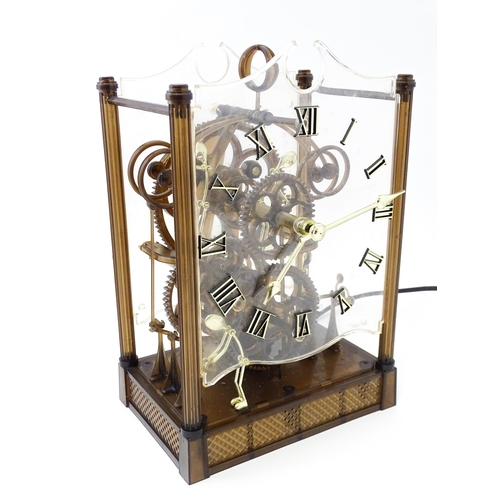 1470 - An Arrow Industries ' Electric Master Motion Clock' known as the  Animated Time Machine' of plastic ... 