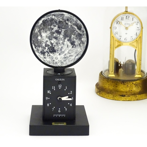 1474 - Assorted mantle clocks to include a WestClox Big Ben Repeater, a Junghans electro-gong, Galilea Moon... 