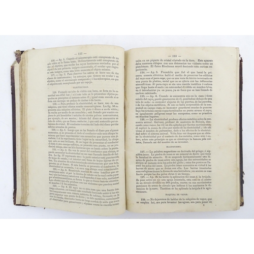 2092 - Books: Three 19thC Spanish texts comprising Lecturas Selectas en prosa y verso, by Jose Joaquin Orti... 