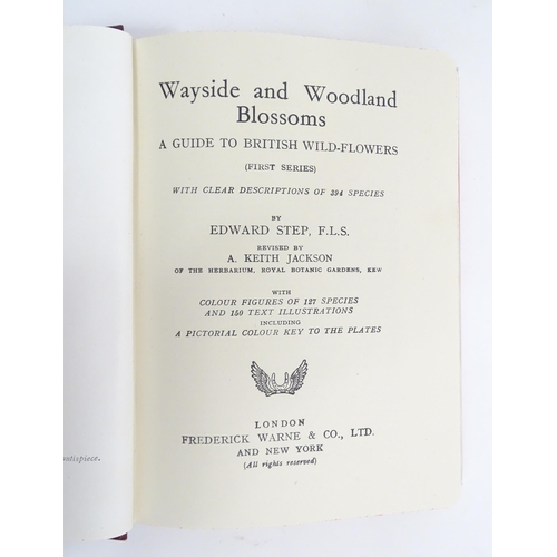 2096 - Books: A quantity of books on the subject of nature to include Wayside and Woodland Blossoms, by Edw... 